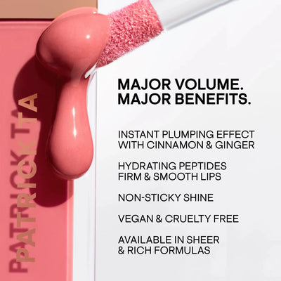 Patrick Ta major volume plumping gloss    