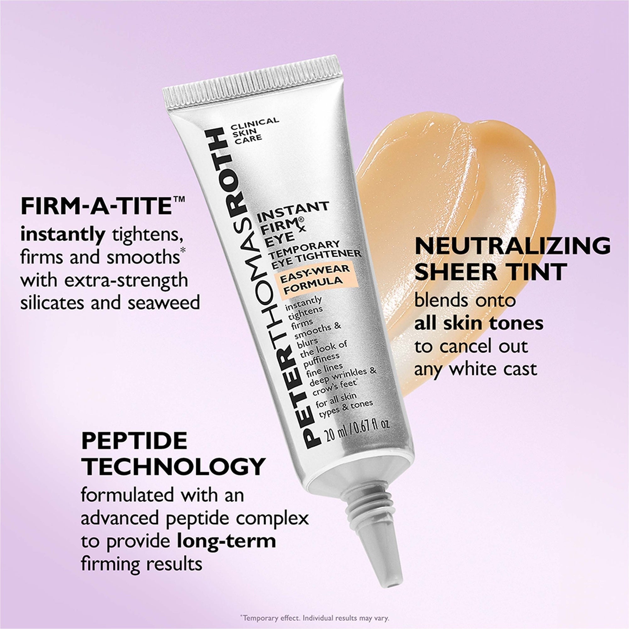 Peter Thomas Roth Instant FIRMx Temporary Eye Tightener Easy-Wear Formula 20ml    