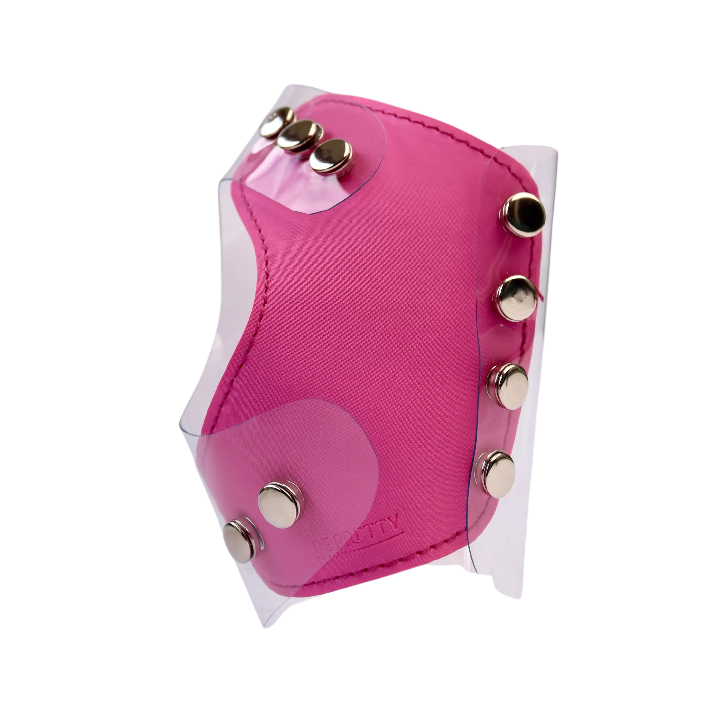 Pink Satin Glovey    
