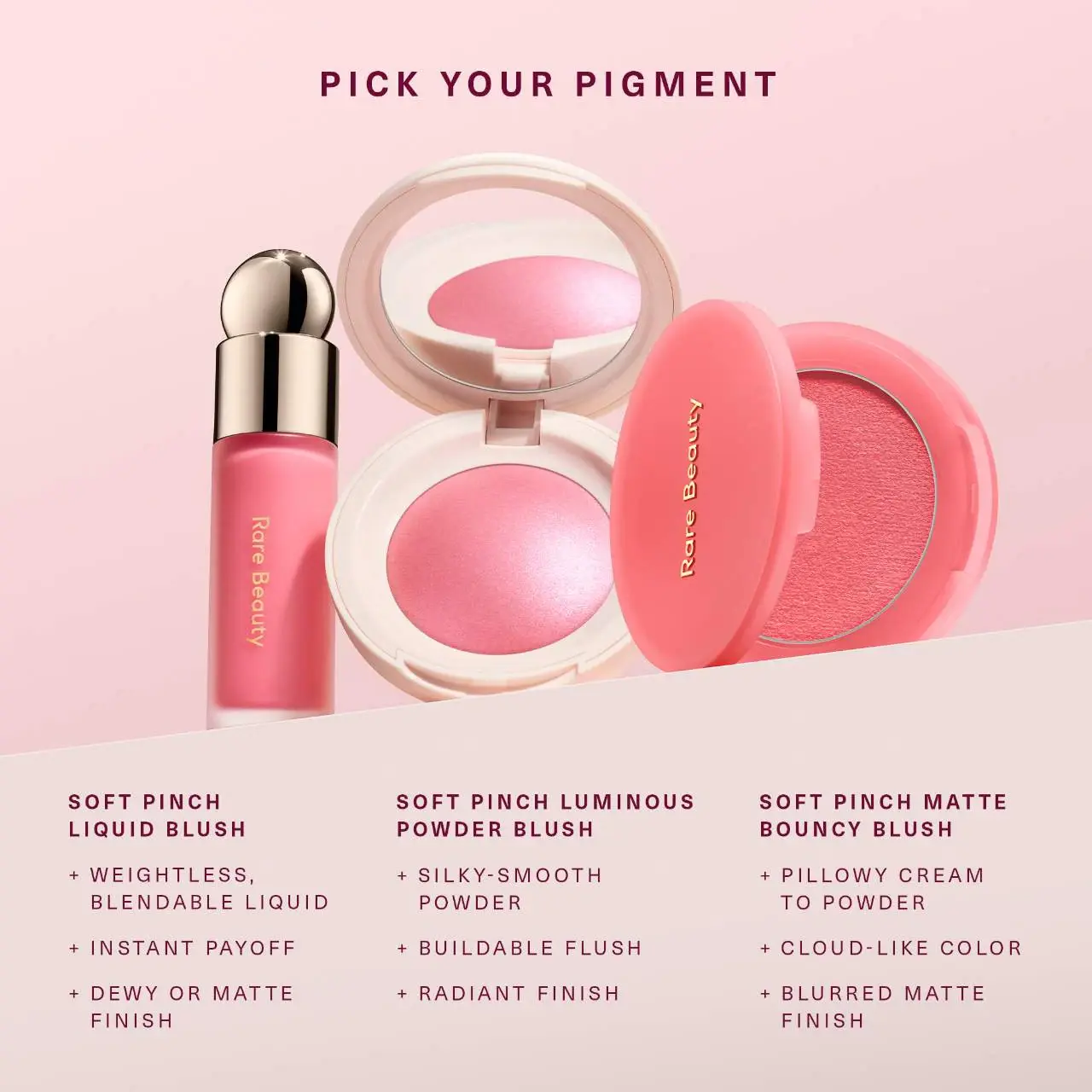 Rare Beauty by Selena Gomez  Soft Pinch Matte Bouncy Blush    