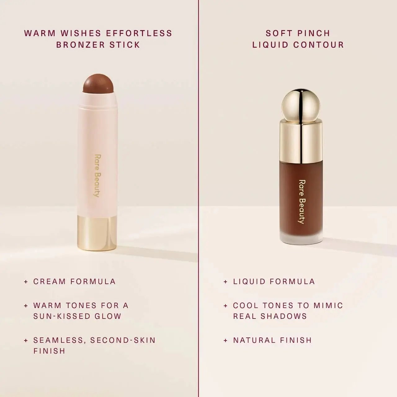 Rare Beauty by Selena Gomez  Warm Wishes Effortless Cream Bronzer Stick    