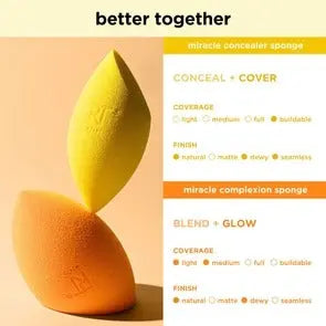 Real Techniques Miracle Complexion Sponge and Concealer Sponge Duo    