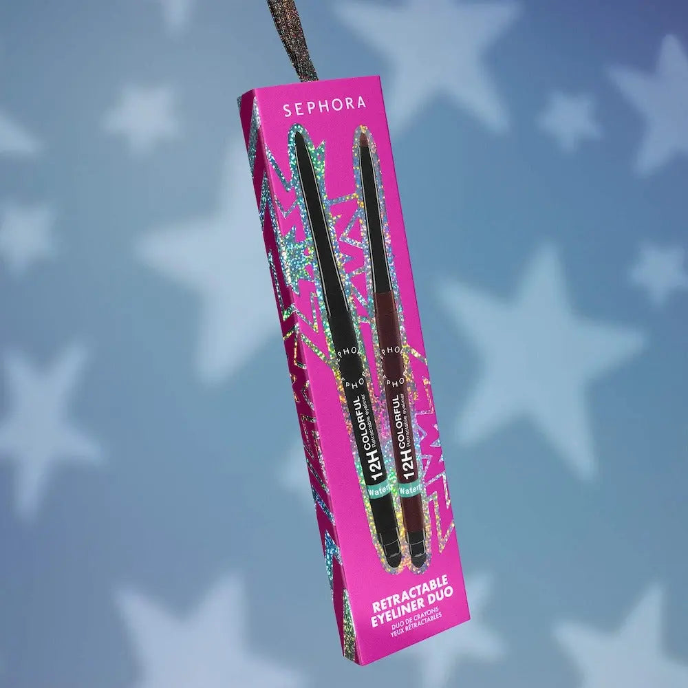 SEPHORA COLLECTION  12H Colorful Waterproof Retractable Eyeliner Duo Set    