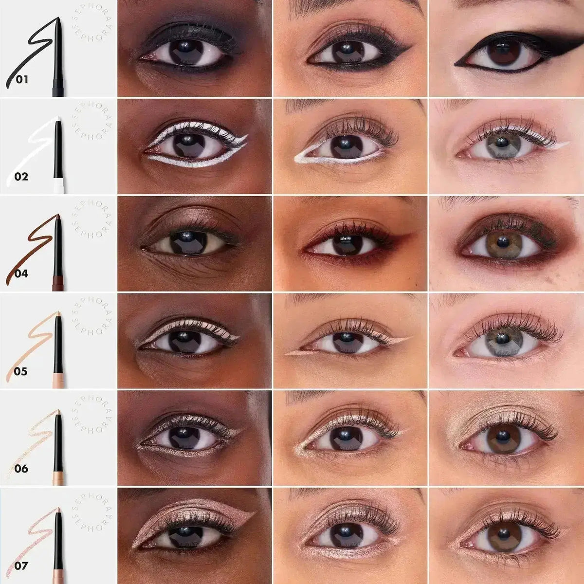 SEPHORA COLLECTION  12H Colorful Waterproof Retractable Eyeliner    