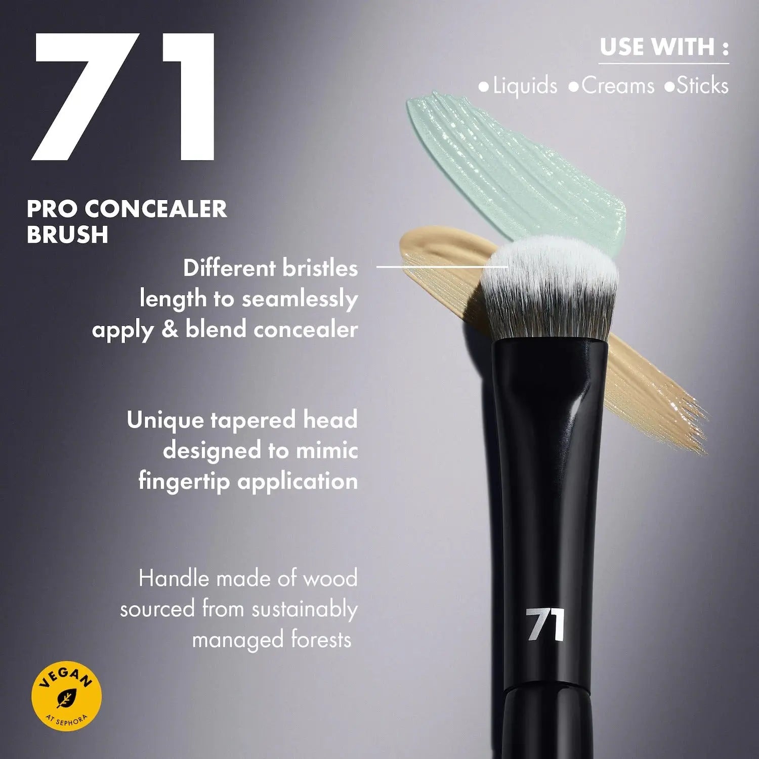 SEPHORA COLLECTION  PRO Concealer Brush #71    