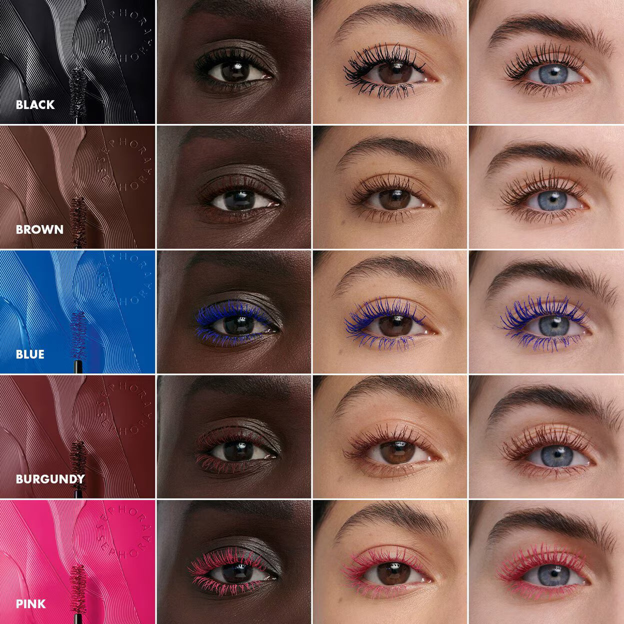 SEPHORA COLLECTION Size Up Mascara Ultra Burgundy    