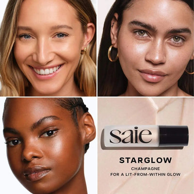 Saie  Glowy Super Gel Lightweight Dewy Multipurpose Illuminator (30mL)    
