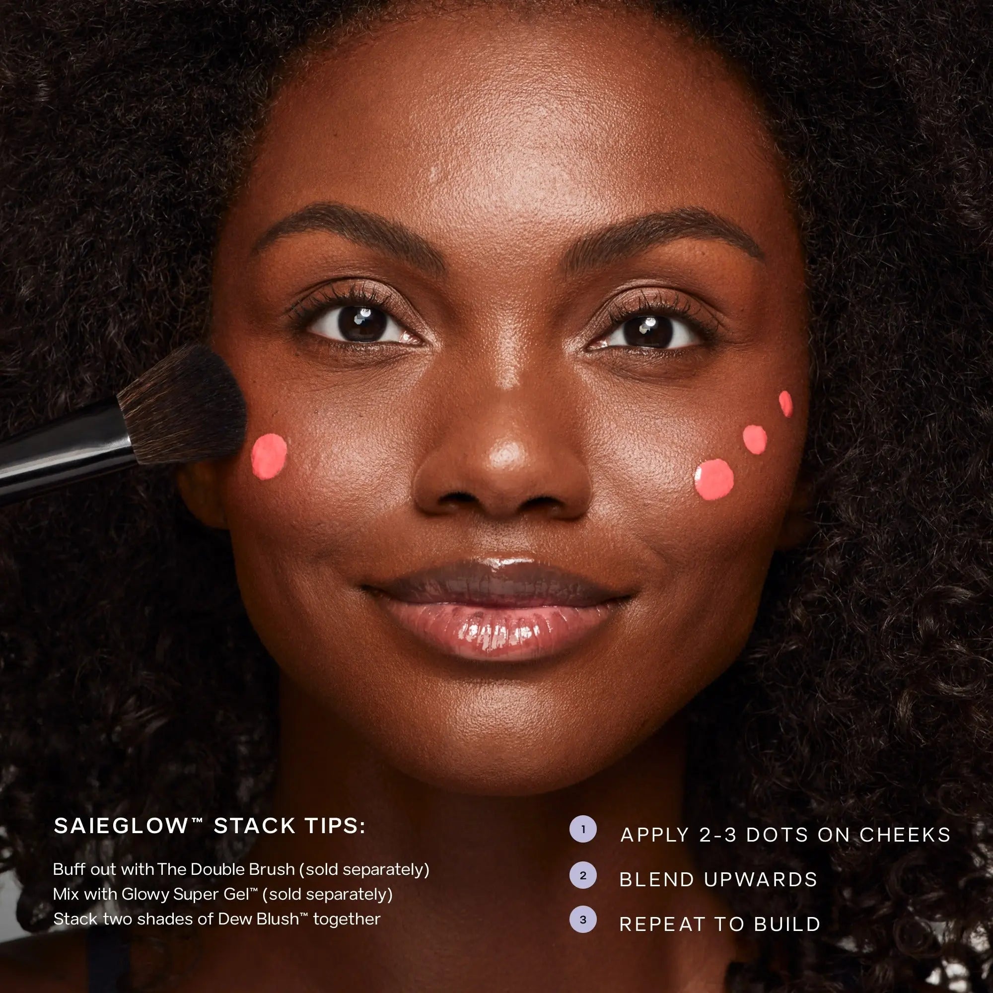 Saie Mini Dew Blush Trio (Worth £36.00)    