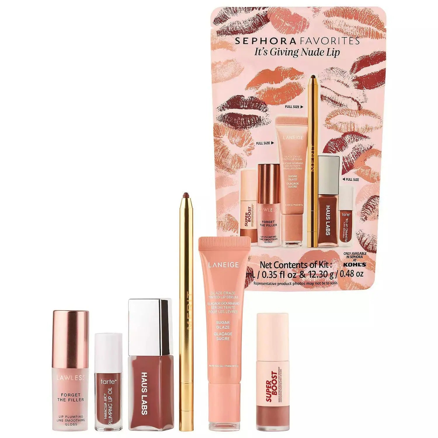 Sephora Favorites Kit It's Giving Nude Lip    