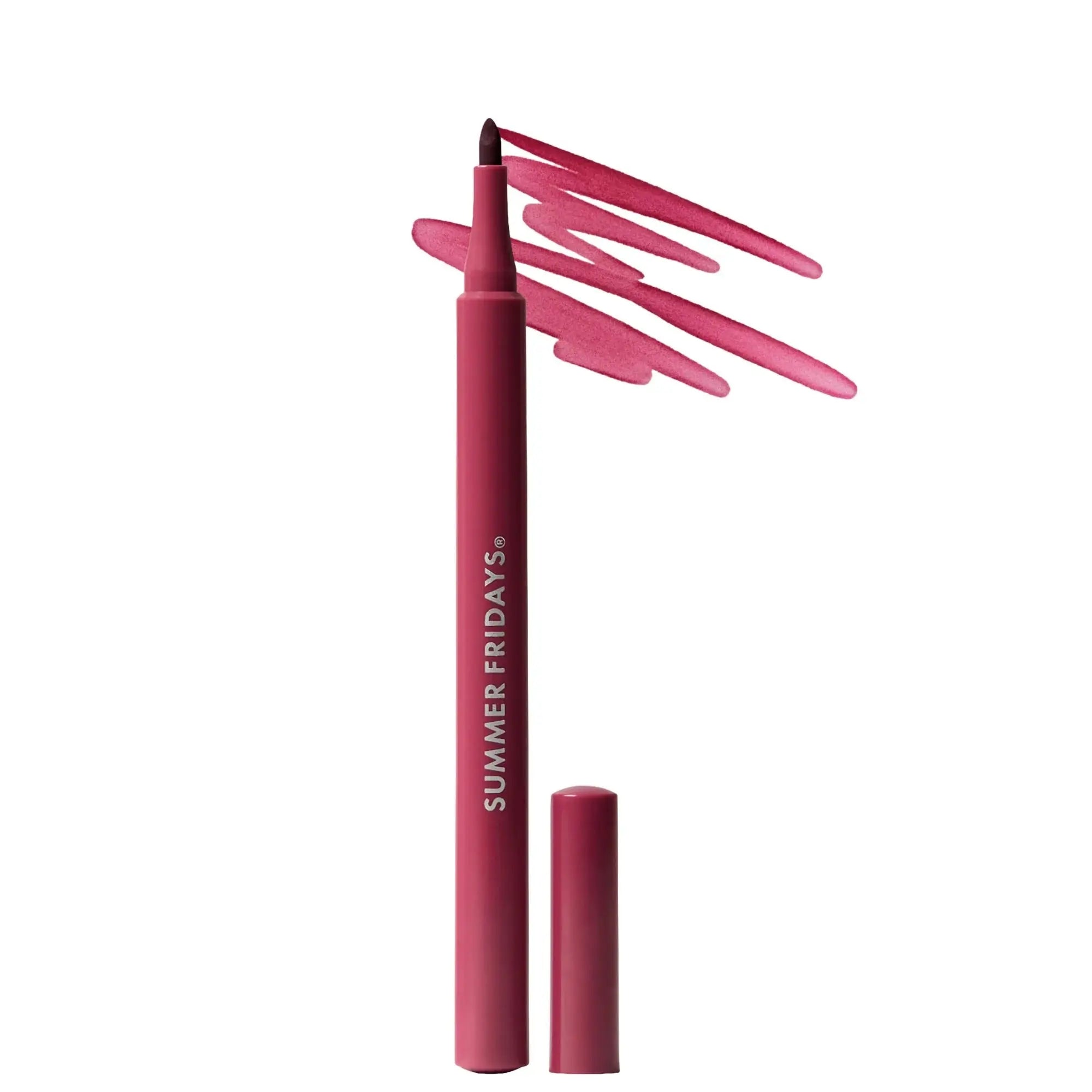 Summer Fridays Flushed Lip Stain 12HR Long-Lasting Lip Tint    