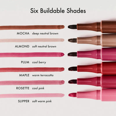 Summer Fridays Flushed Lip Stain 12HR Long-Lasting Lip Tint    