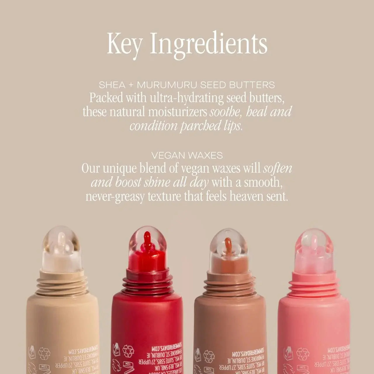 Summer Fridays  Lip Butter Balm Treatment for Hydration + Nourishing Shine    