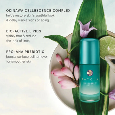 Tatcha The Longevity Skin Strength + Resilience Serum for Visible Firming and Smoothing    