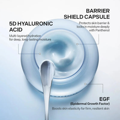 Torriden DIVE IN 5D Hyaluronic Acid Intensive Cream for dry Skin & Moisture Barrier Support    
