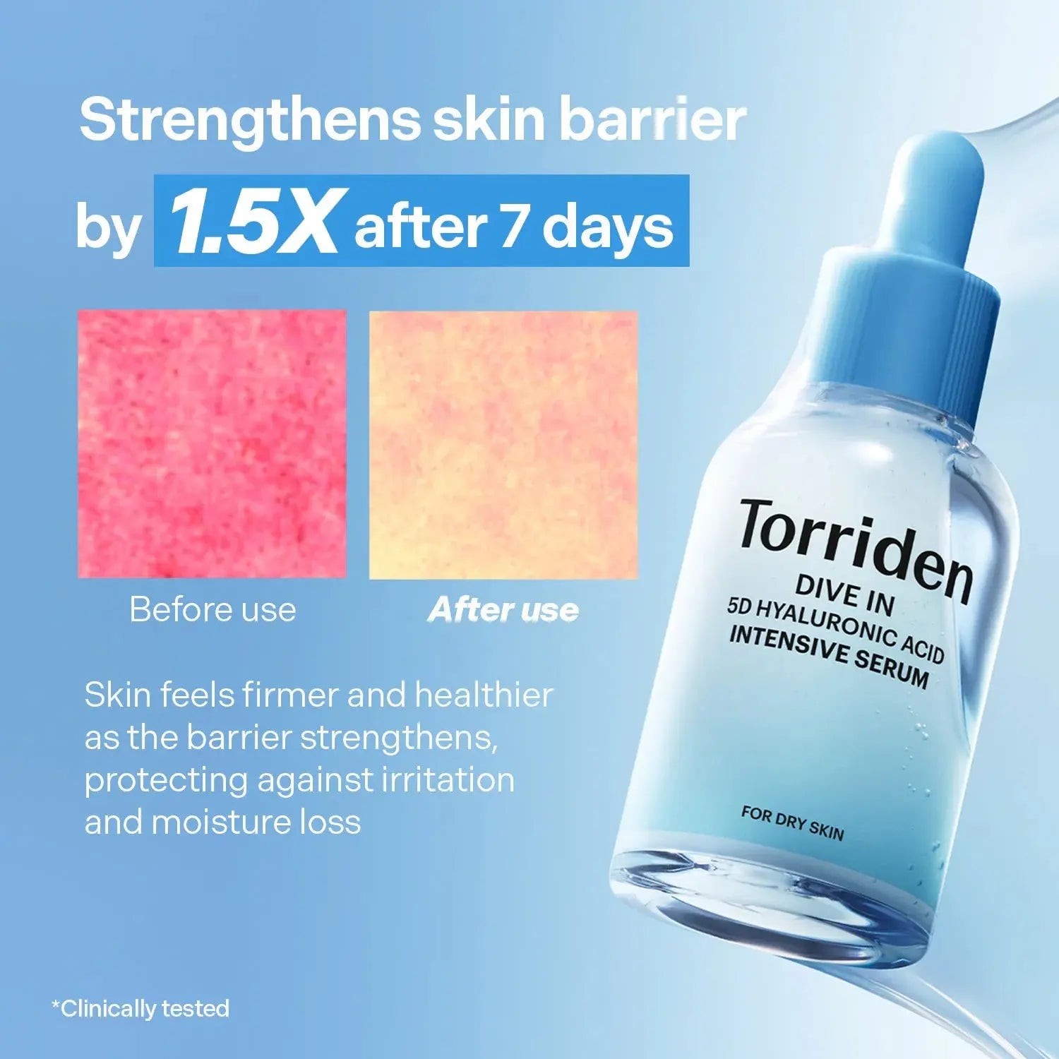 Torriden DIVE IN 5D Hyaluronic Acid Intensive Layering Serum with Panthenol 5%    
