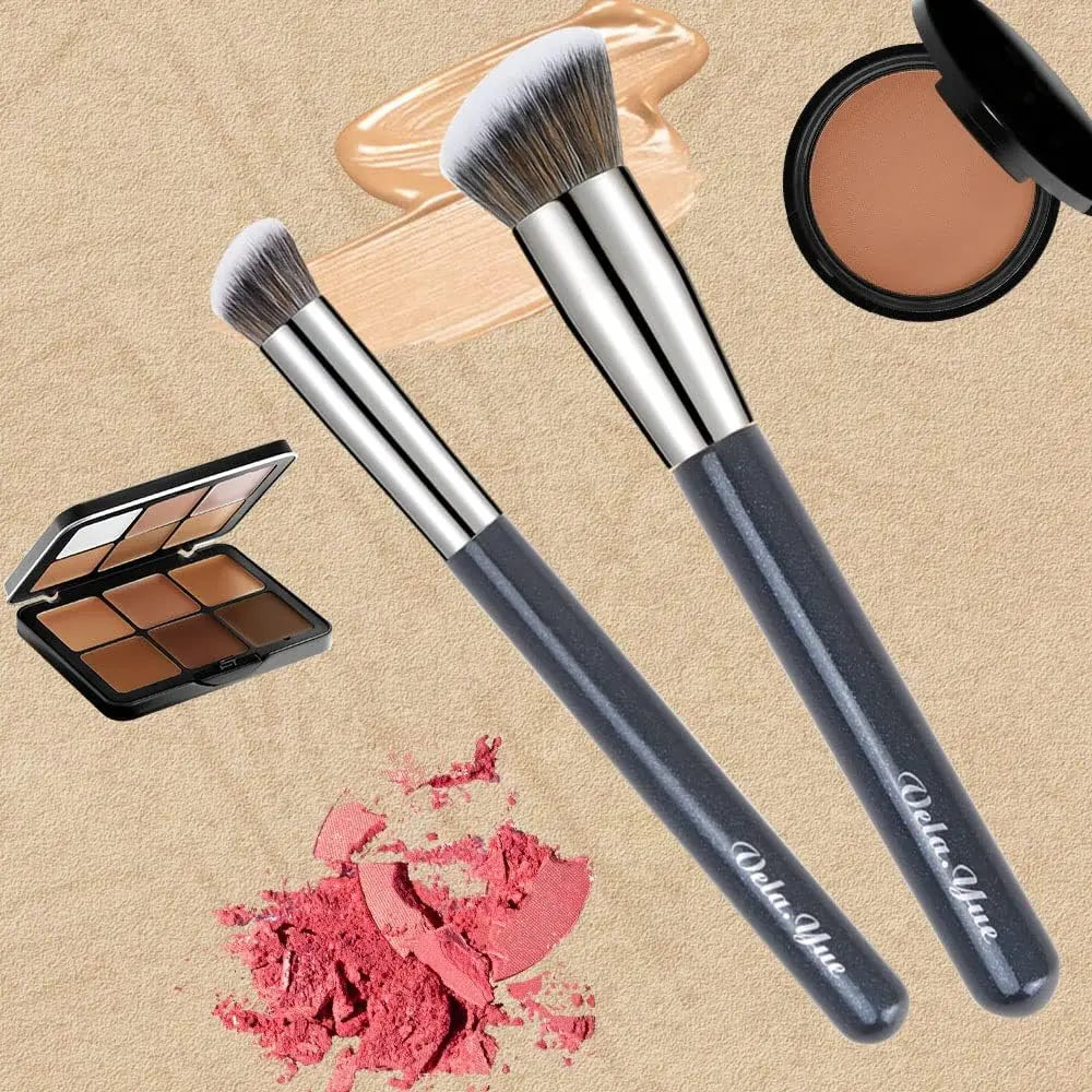 Vela.Yue Brush Set Foundation & Concealer    