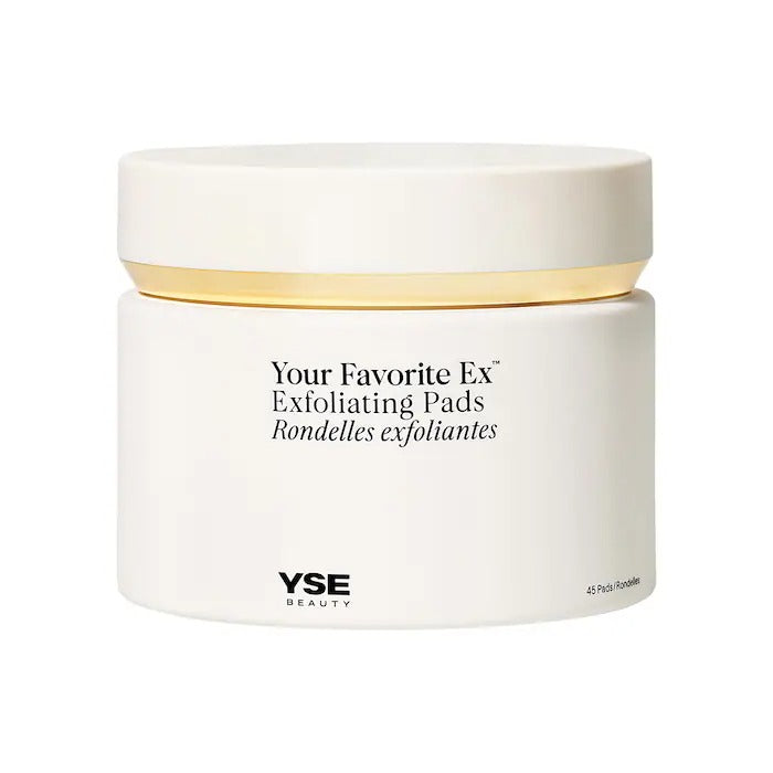 YSE Beauty Your Favorite Ex Refillable Exfoliating Pads with Glycolic Acid & Ectoin 45 pads/pack    