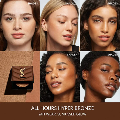 Ysl Yves Saint Laurent  All Hours 24H Hyper Sunkissed Glow Bronzer    
