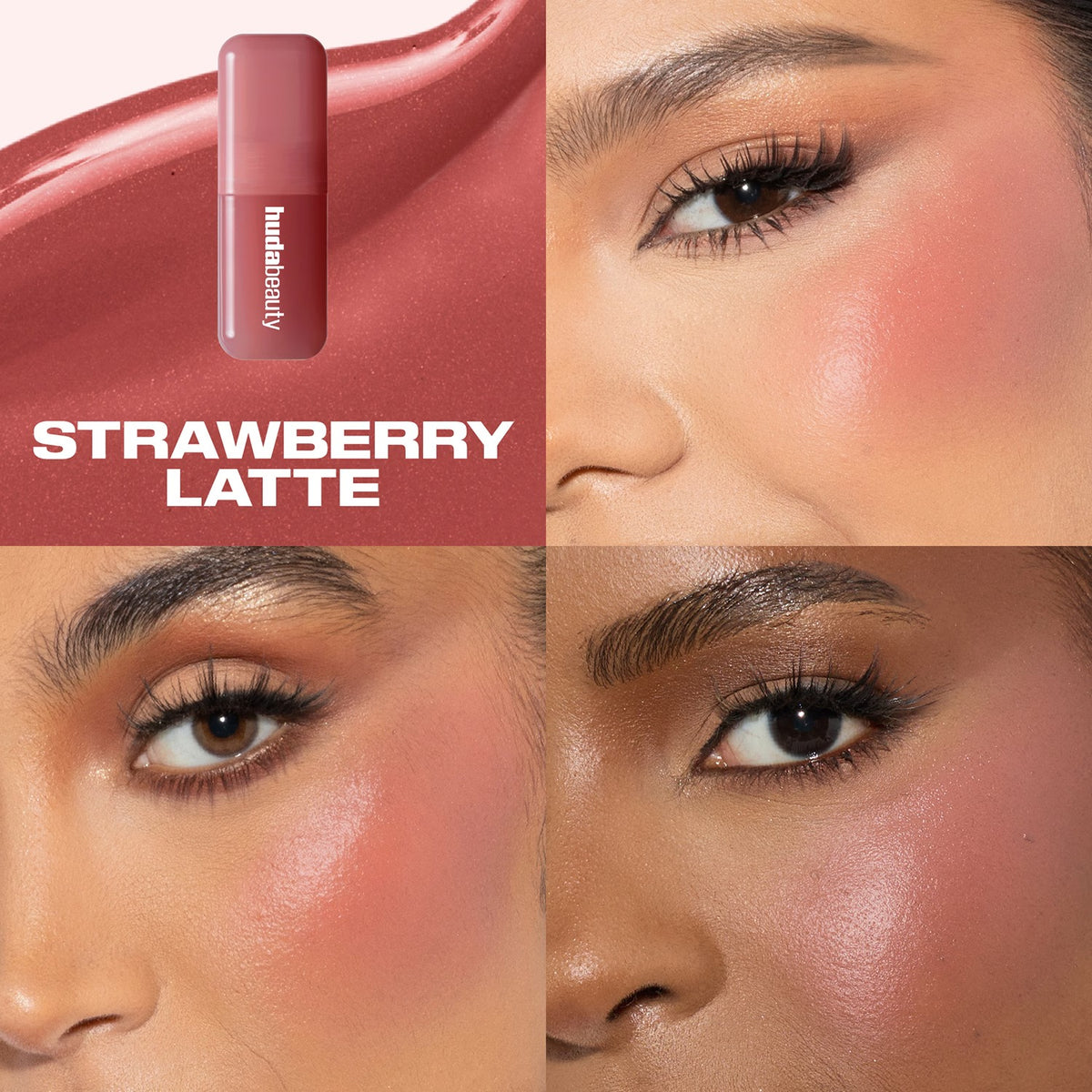 Huda Beauty Lip & Cheek Blushed Nudes Kit    