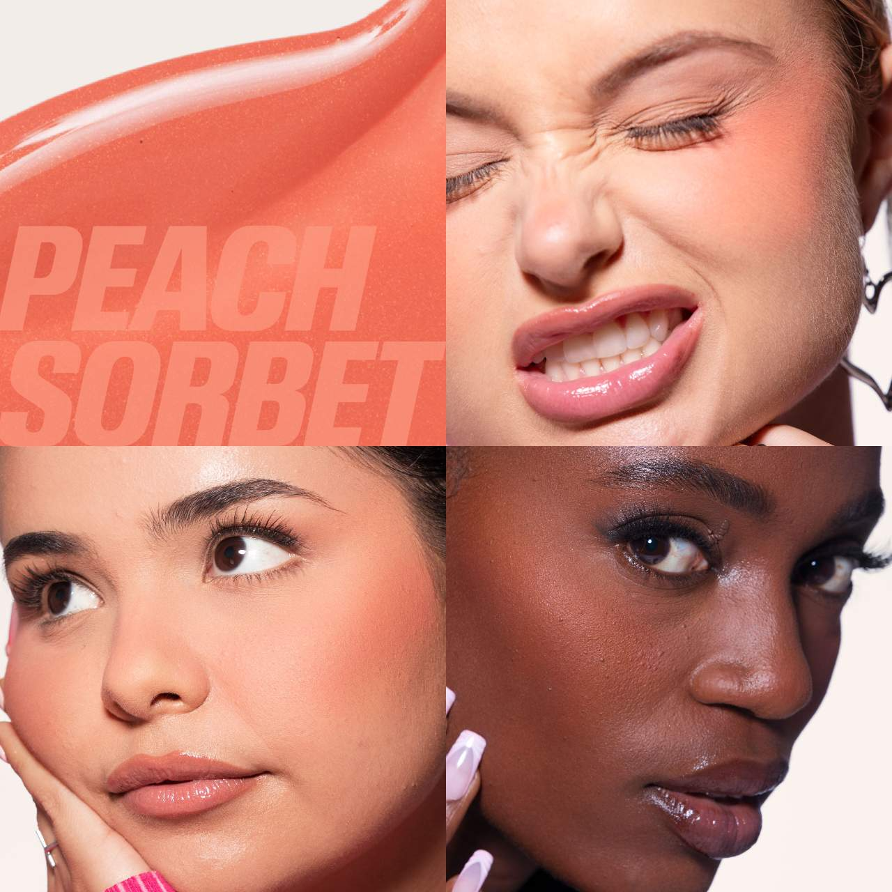 HUDA BEAUTY Mini Baby Blush Cotton Candy and Peach Sorbet