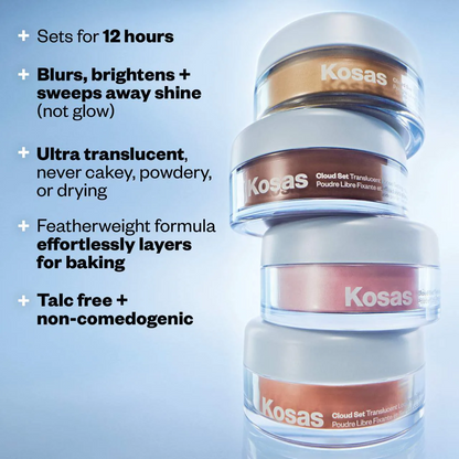 Kosas  Cloud Set Baked Setting & Smoothing Talc-Free Vegan Powder