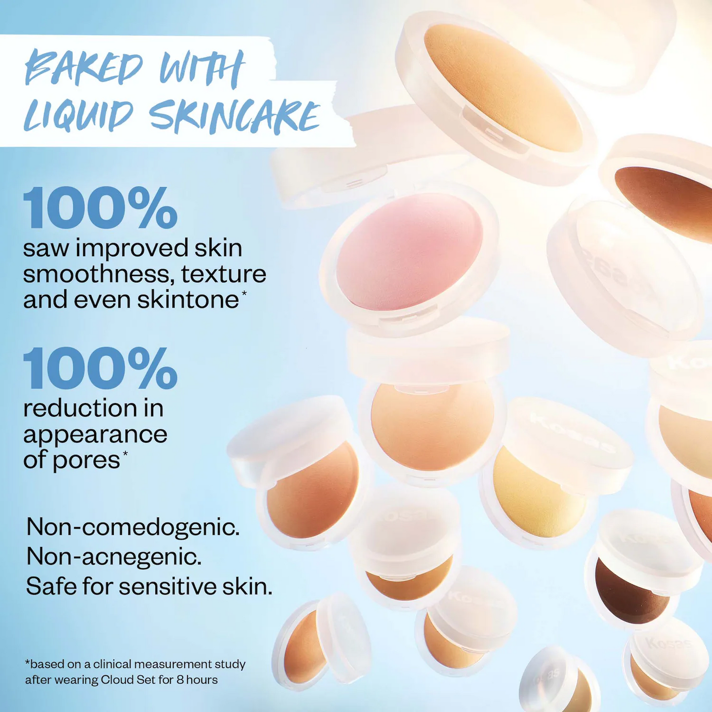 Kosas  Cloud Set Baked Setting & Smoothing Talc-Free Vegan Powder
