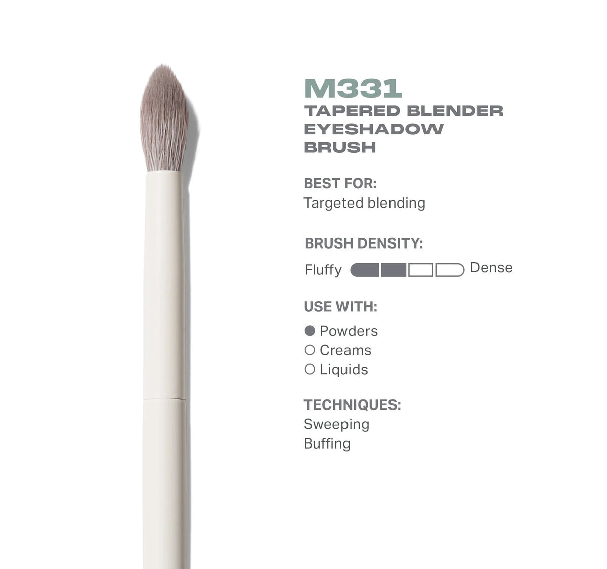 Morphe M331 Tapered Blender Eyeshadow Brush    