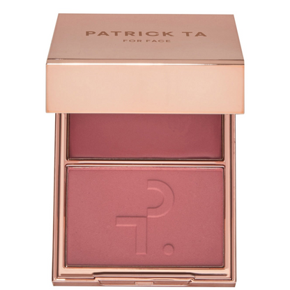 PATRICK TA  Major Headlines Double-Take Crème & Powder Blush Duo