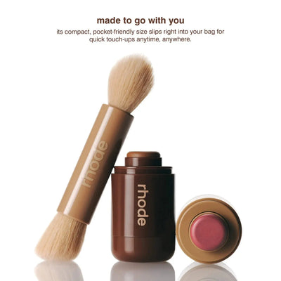 rhode Pocket Brush Double-Ended Makeup Brush    