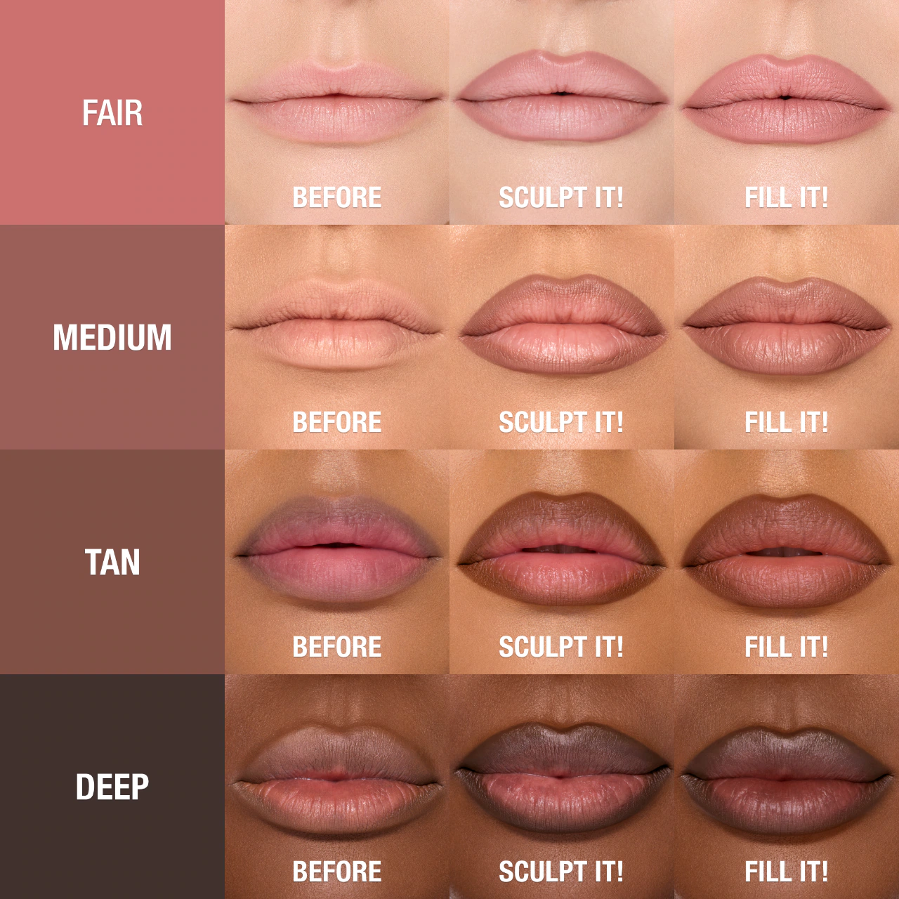 Charlotte Tilbury  Super Nudes Lip Cheat Contour Duo Lip Liner
