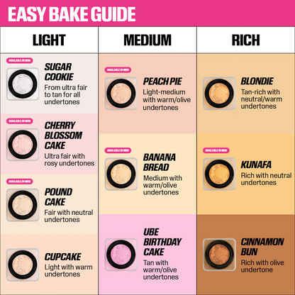 New Huda beauty Mini Easy Bake Loose Baking & Setting Powder (6gm)