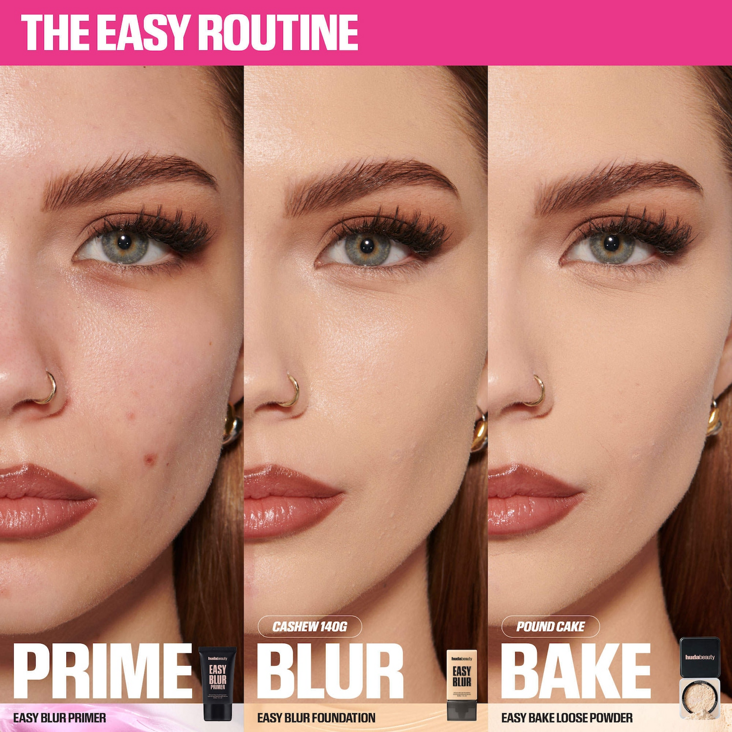 New Huda beauty Mini Easy Bake Loose Baking & Setting Powder (6gm)