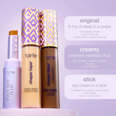tarte  shape tape hydrating full coverage ultra creamy concealer    