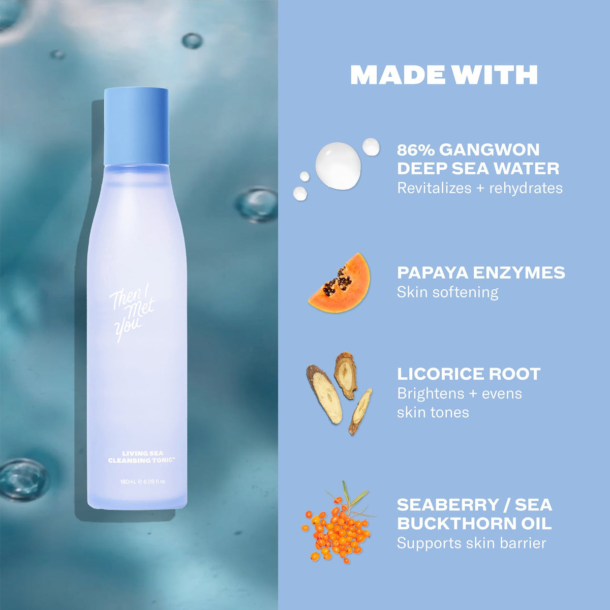 Then I Met You Living Sea Cleansing Tonic 180ml    